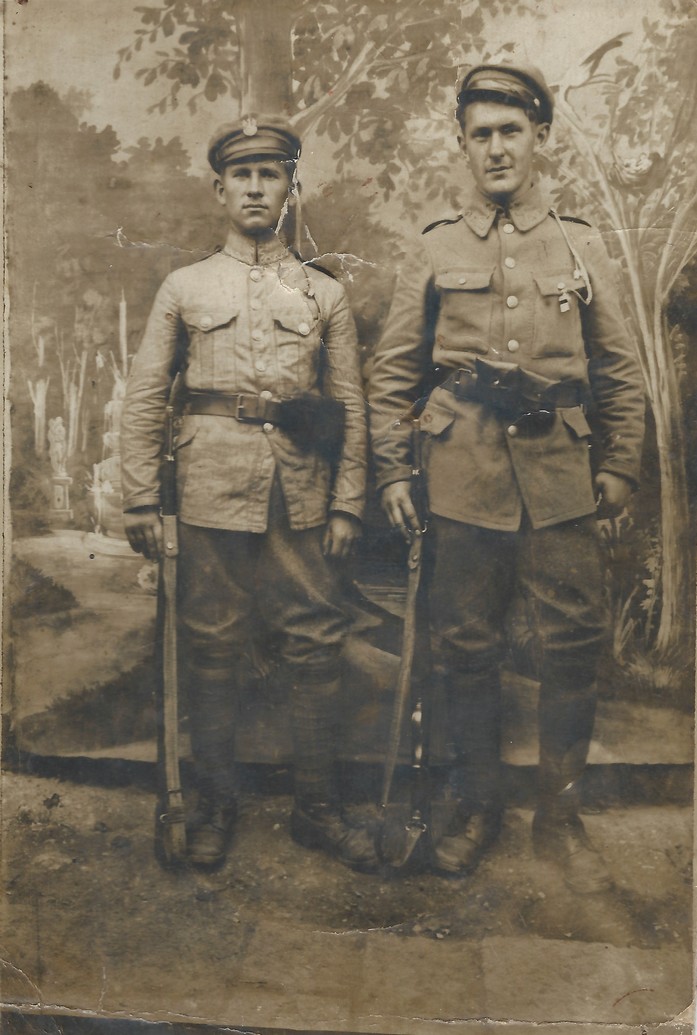 Zdjęcie  z wojska. Prawdopodobnie 1918r.