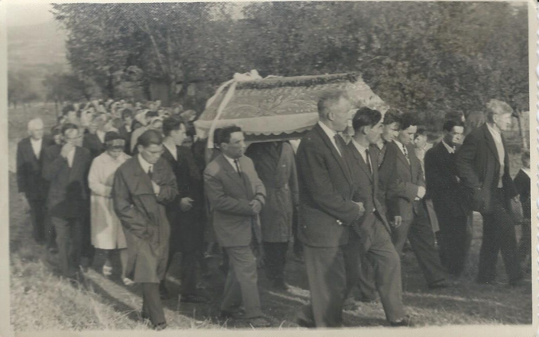 Pogreb Zdzisławy Michalskiej (z domu Kocur). 3 października 1966 roku.